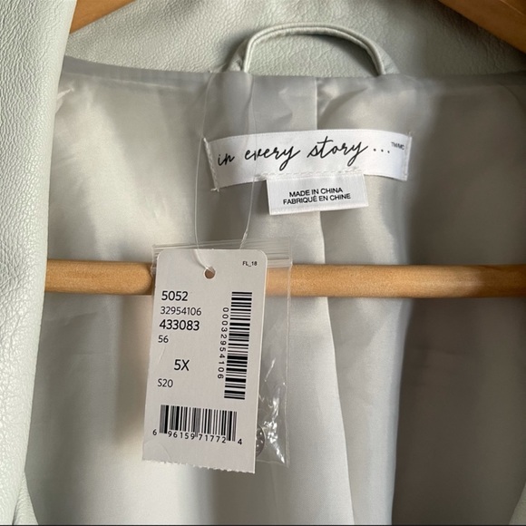 IN EVERY STORY Faux-Leather Biker Jacket - Picture 4 of 11